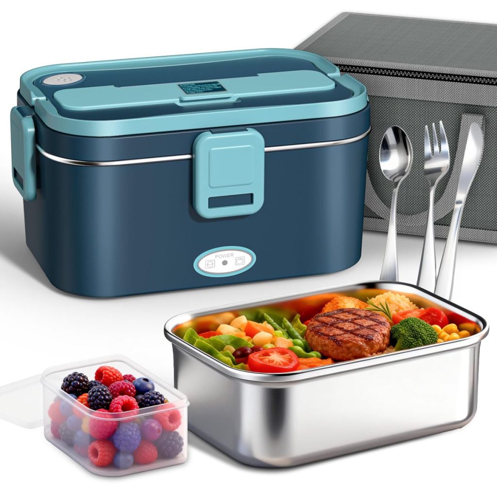 Gamelle chauffante inox Anykuu 1.8L